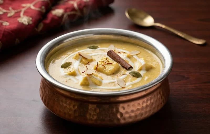 Awadhi Shahi Paneer with Saffron Sheermal - Recipe 1
