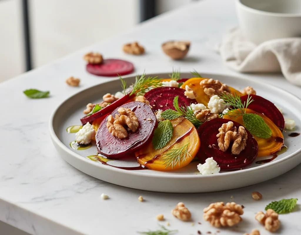 Beet Walnut Salad