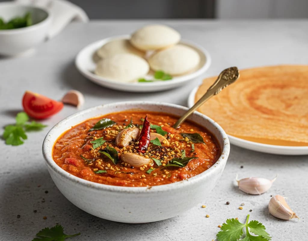 Tomato Garlic Chutney