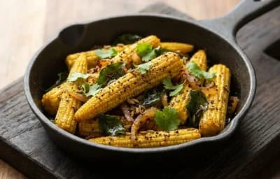 Baby Corn Pepper Fry