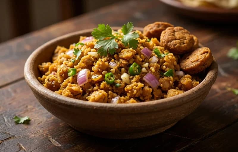 Chuda Upma with Badi Chura - Recipe 2