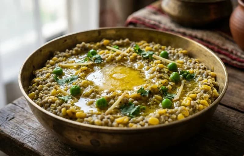 Rajasthani Kadhi, Bajra Khichdi and Egg Tadka - Recipe 2