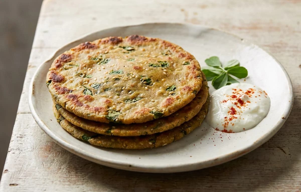 Bajra Methi Dhebra