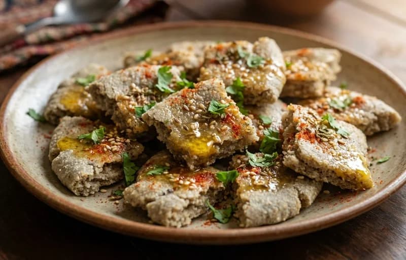 Mutton Liver Fry with Bajra Roti Bites - Recipe 2