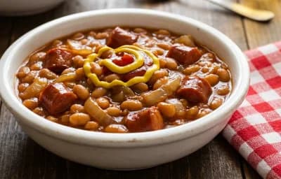Baked Beans with Hot Dogs