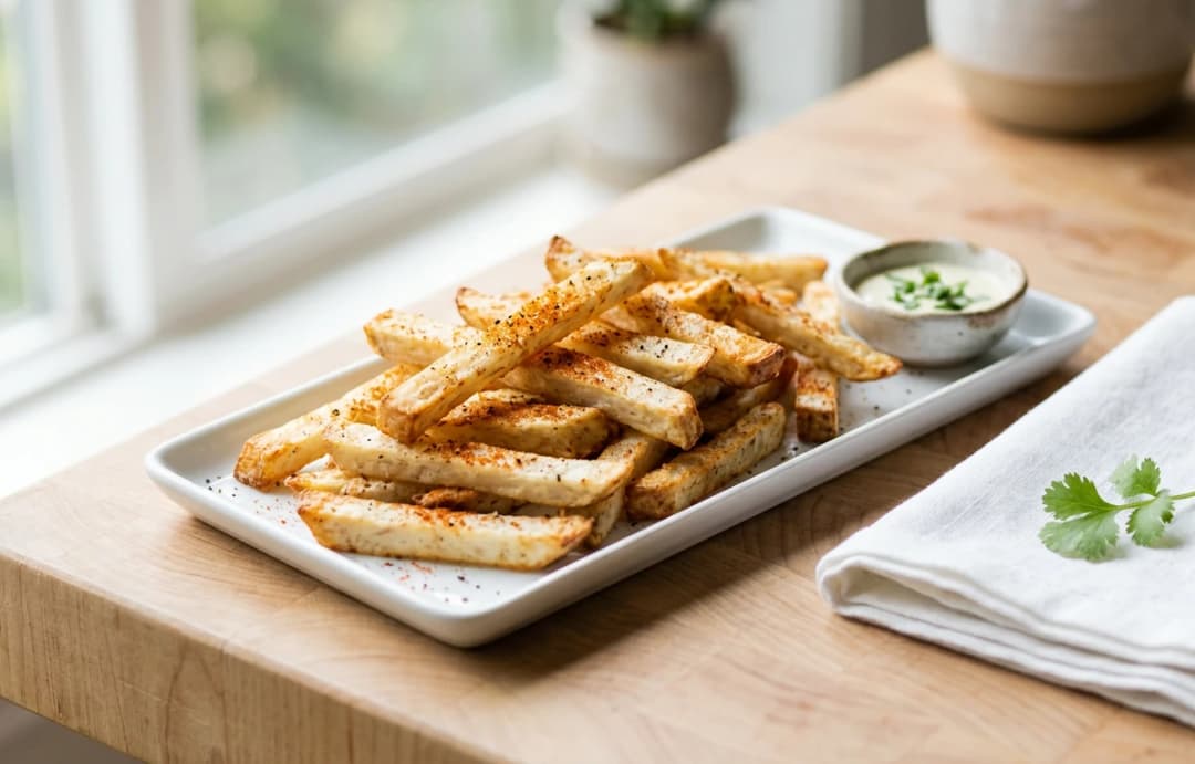 Baked Taro Fries