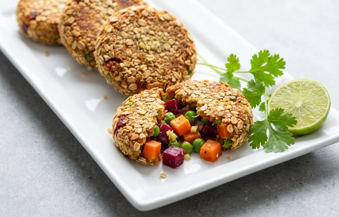 Baked Vegetable Cutlet