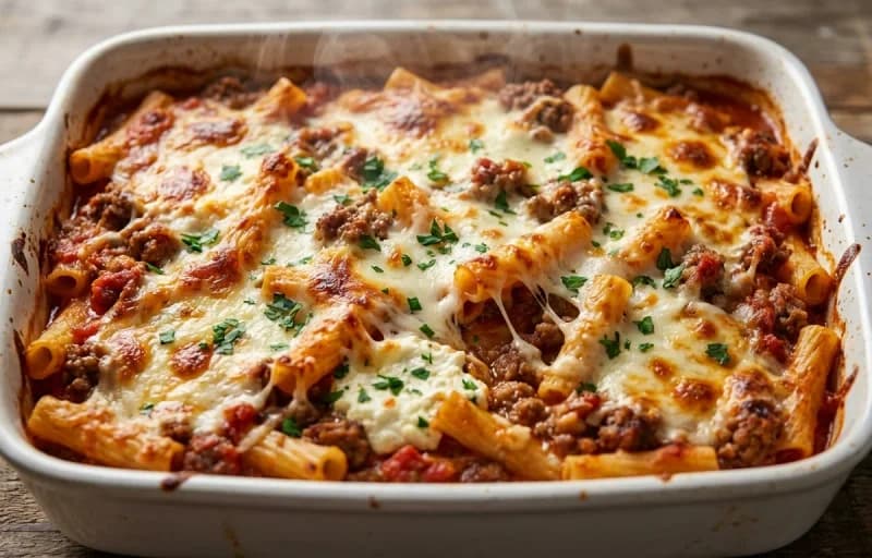 Baked Ziti with Ricotta