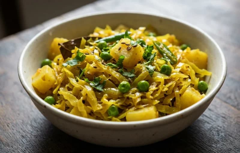 Ruti with Bandhakopir Ghonto - Recipe 2