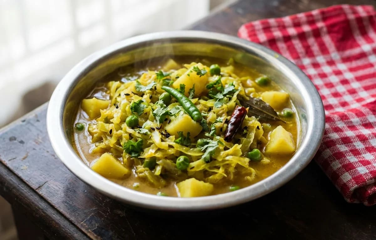 Bandhakopir Torkari