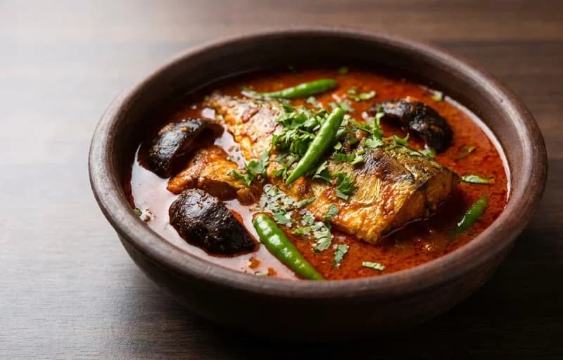 Bangda Tikhle, Ukda Tandul and Papad - Recipe 1