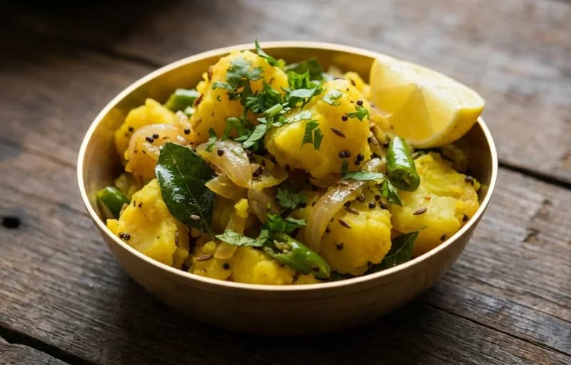 Ghavan with Batata Bhaji - Recipe 2