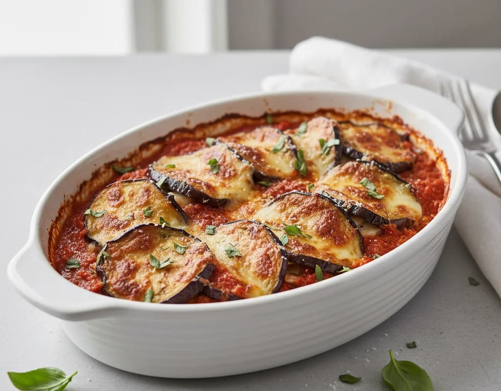 Baked Eggplant with Marinara Sauce