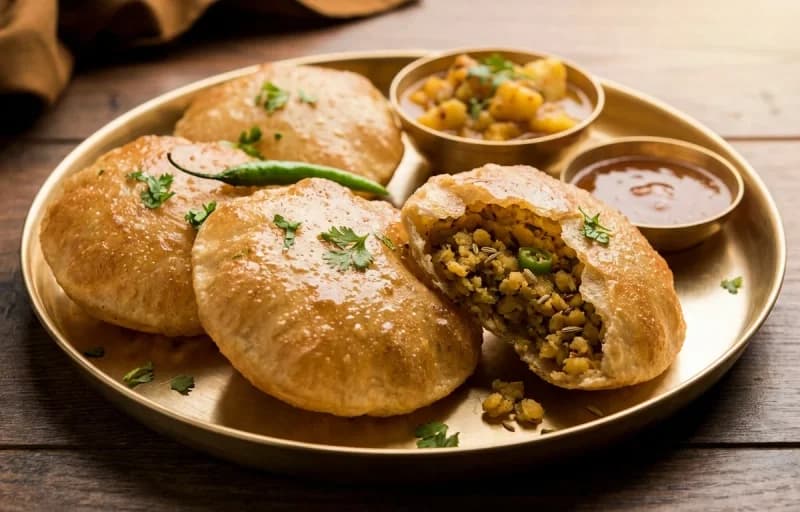 Bedmi Poori with Dubki Wale Aloo - Recipe 1