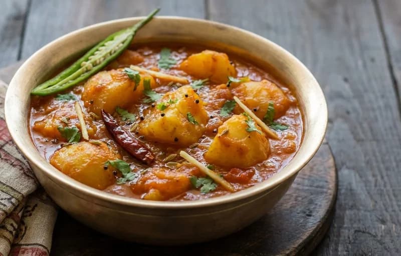 Mughlai Paratha, Bengali Alur Torkari and Kachumber Salad - Recipe 2