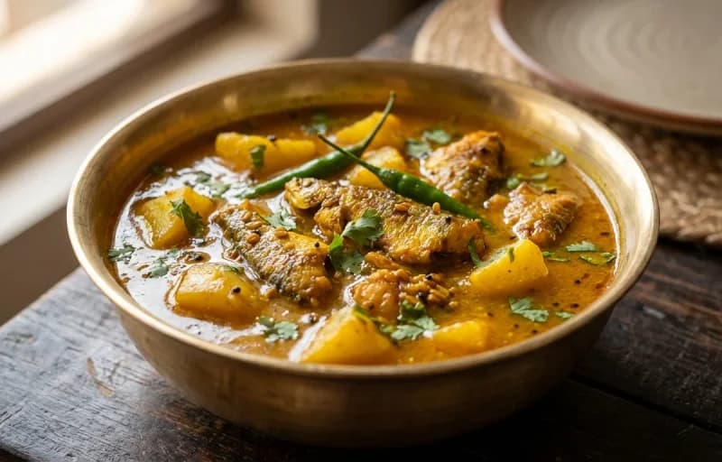 Koni Torkari with Bengali Luchi - Recipe 1