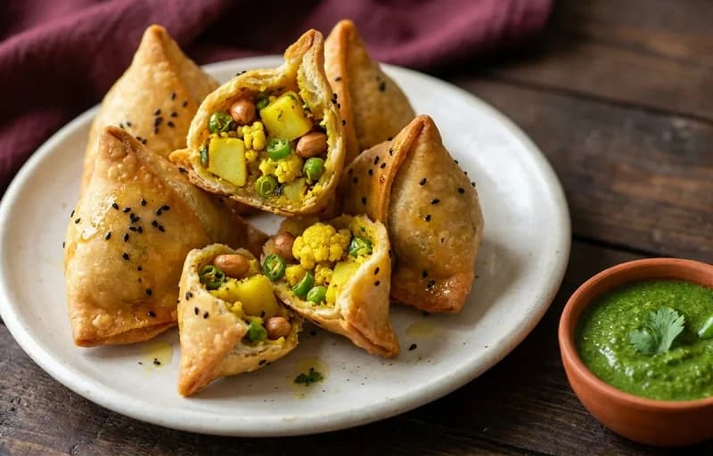 Bengali Singada with Ghuguni - Recipe 1