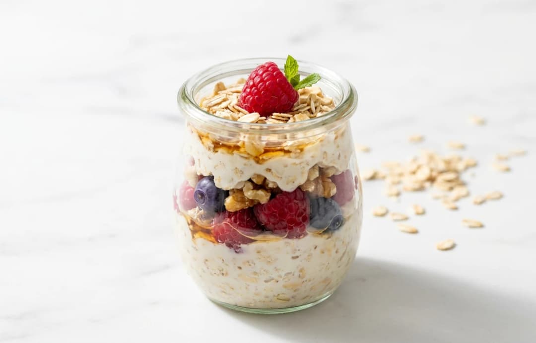 Berry & Walnut Overnight Oats