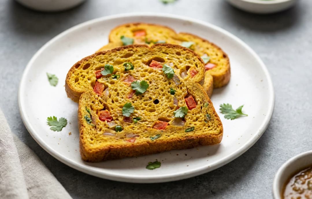 Besan-Egg Toast