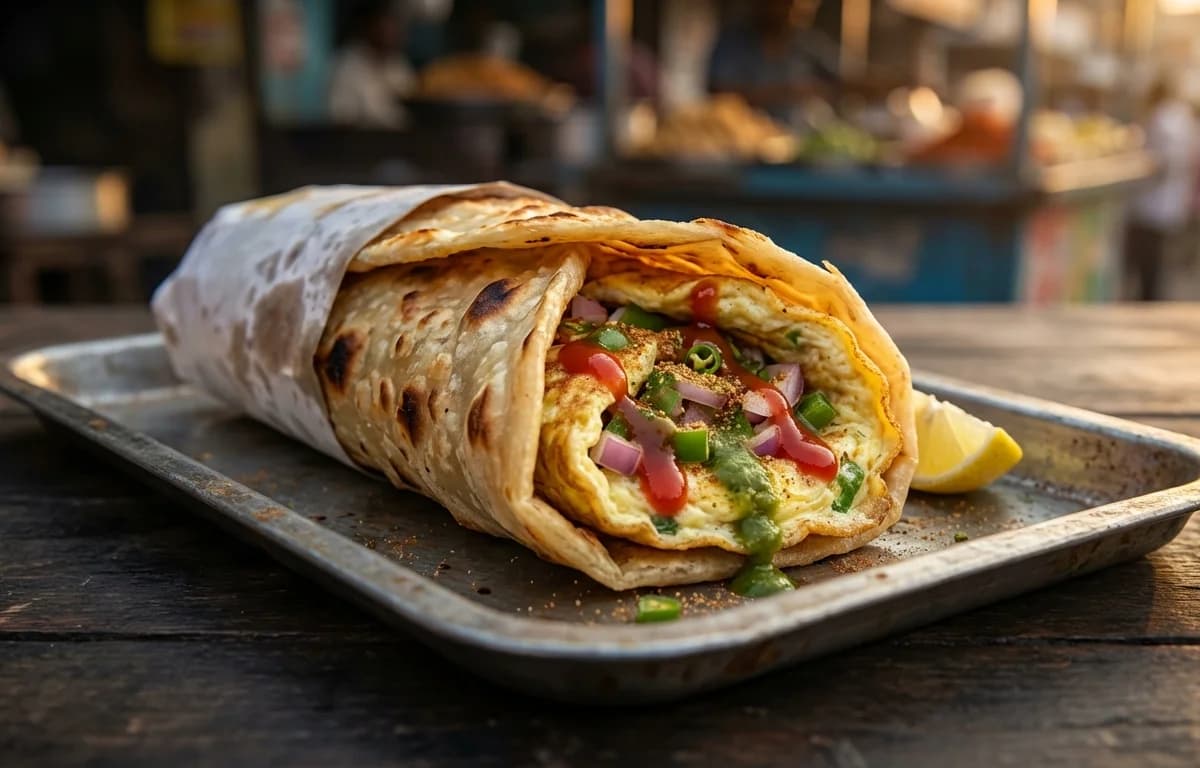 Bihari Egg Roll