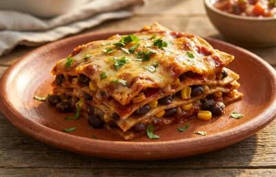 Black Bean Enchilada Casserole