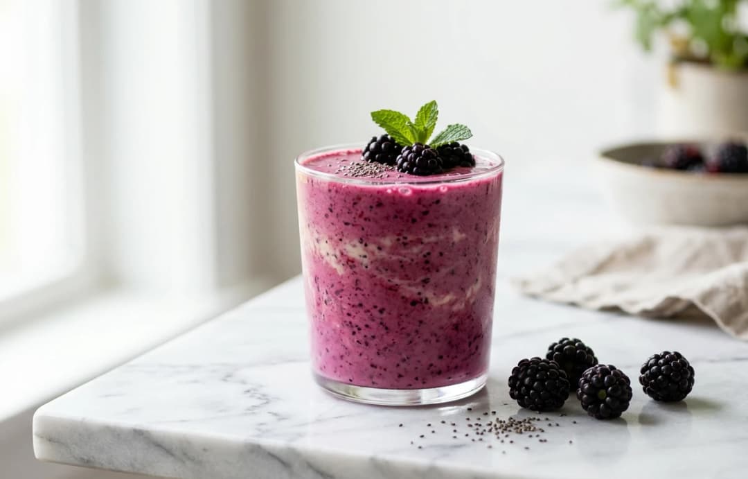 Blackberry Protein Smoothie
