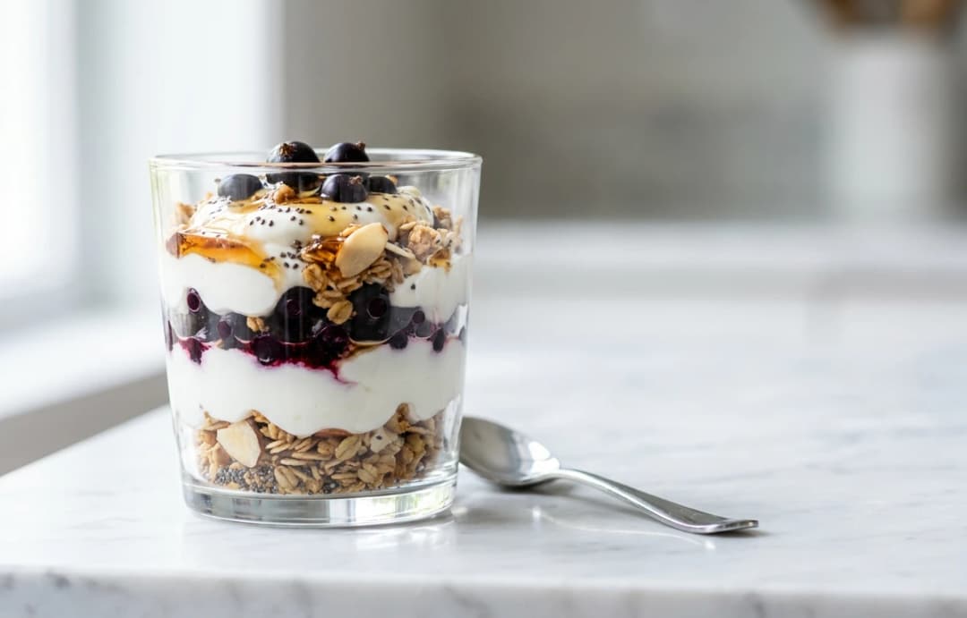 Blackcurrant Yogurt Parfait