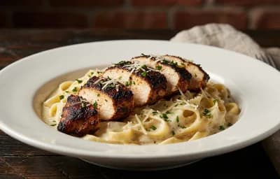 Blackened Chicken Alfredo