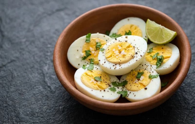 Boiled Anda with Ghuguni - Recipe 1