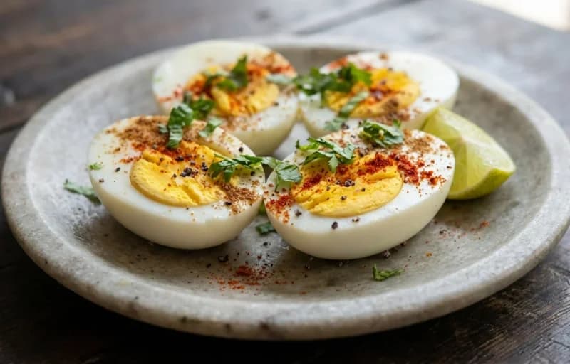 Boiled Eggs, Bread Toast and Masala Chai - Recipe 1