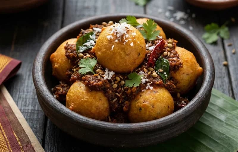 Bondas Sukka with Neer Dosa - Recipe 1