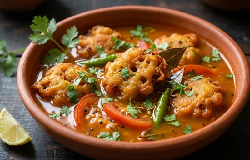 Steamed Basmati Rice, Boror Tenga and Aloo Bhaji - Recipe 2