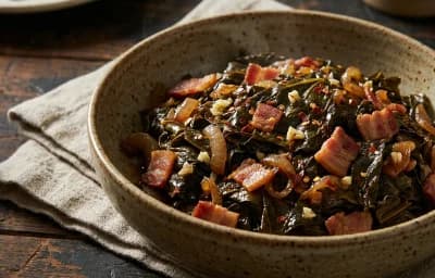 Braised Mustard Greens