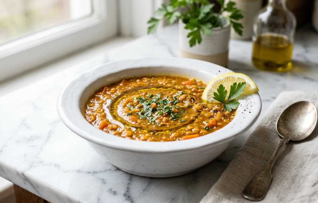 Bright Lentil & Whey Soup