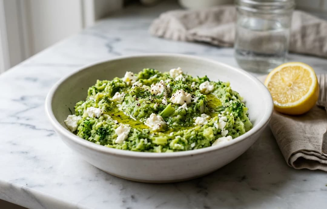 Broccoli & Feta Mash