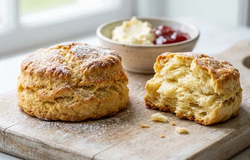 Buttermilk Scones with Iced Tea - Recipe 1