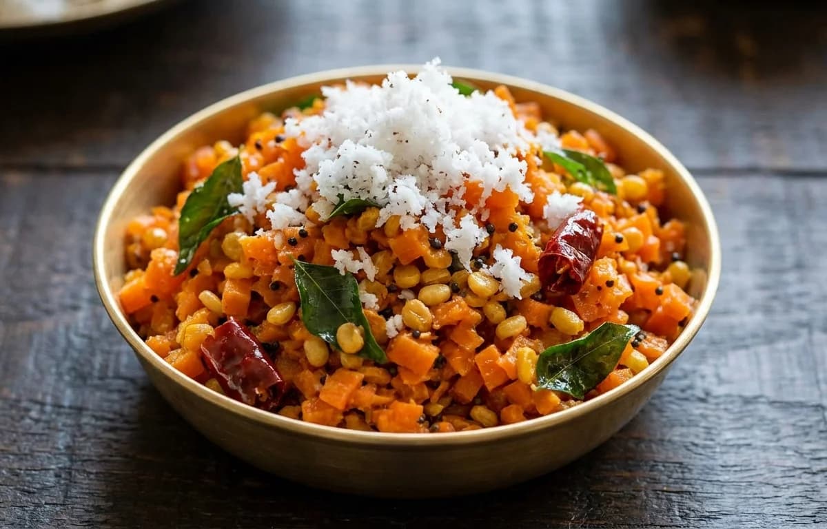 Carrot Poriyal