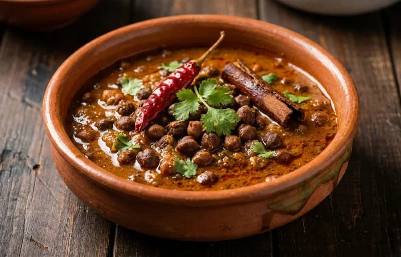 Chanyachi Tonak, Goan Red Rice and Bhendi Bhaji - Recipe 1