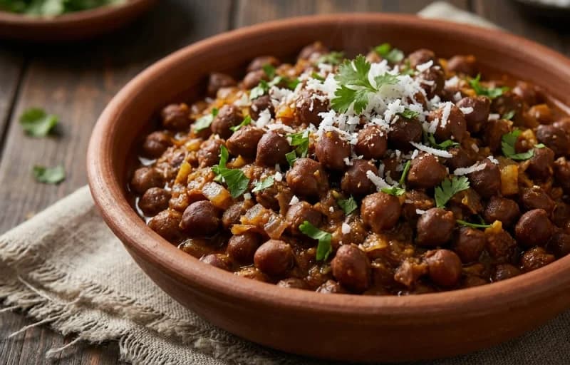 Chanyachi Usal, Ladi Pav and Masala Omelette - Recipe 1