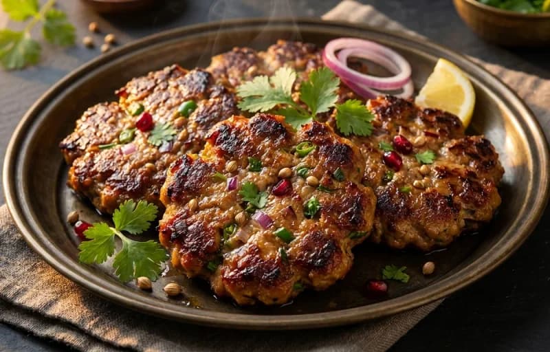 Chapli Kebab with Butter Naan - Recipe 1