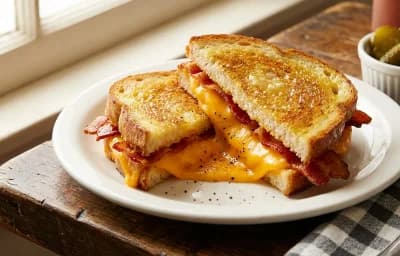 Cheese and Bacon Sandwich