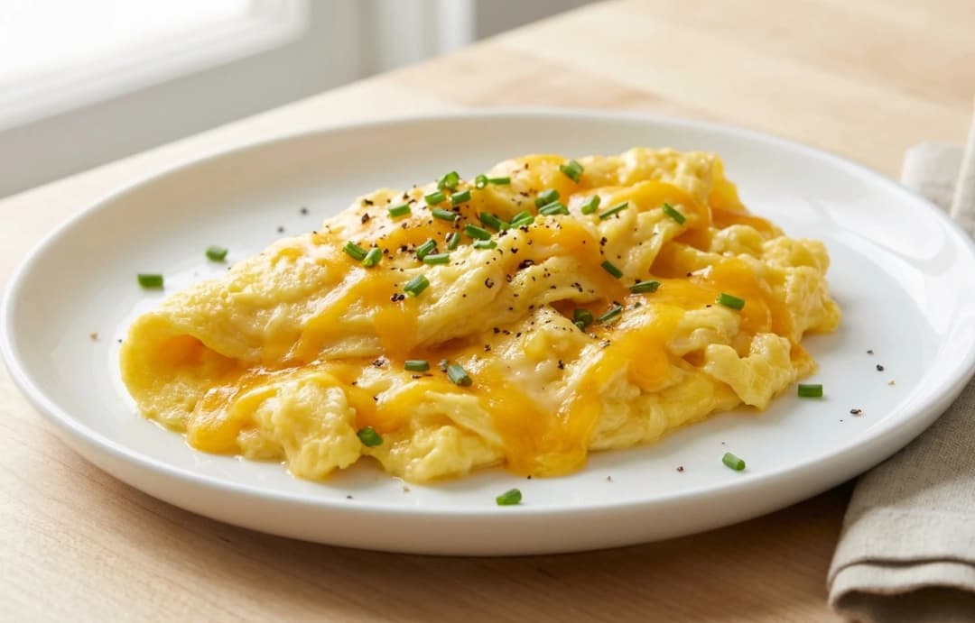 Cheesy Scrambled Eggs