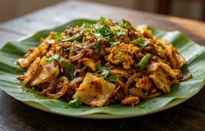 Chettinad Egg Kothu Parotta