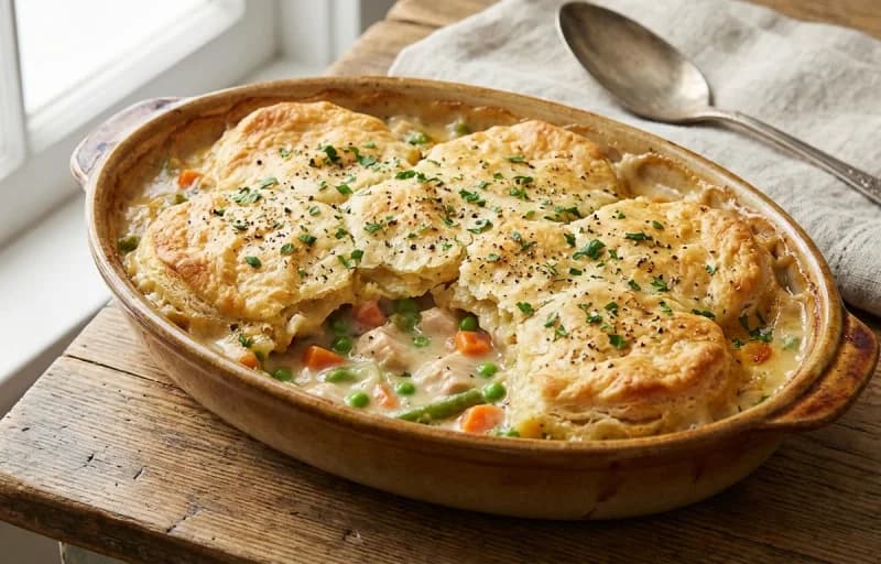 Chicken and Biscuit Casserole