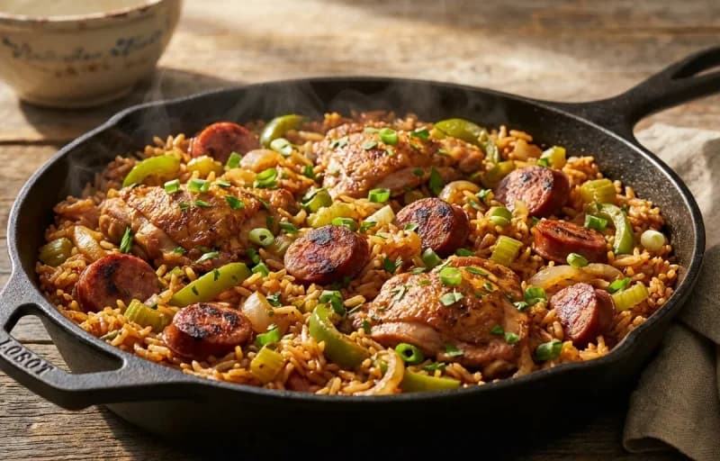 Chicken and Sausage Jambalaya