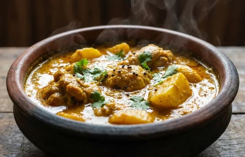 Chicken Besara, Bihari Arna and Janhi Aloo Posto - Recipe 1