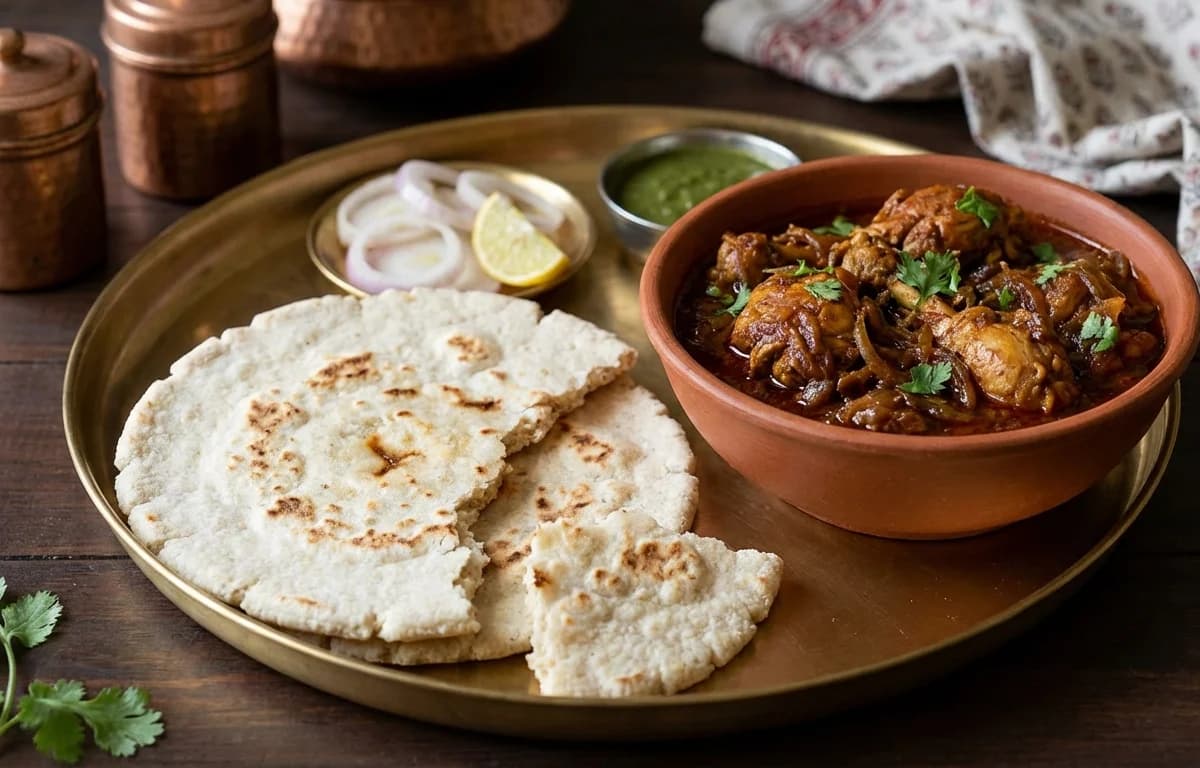 Chicken Bhakri