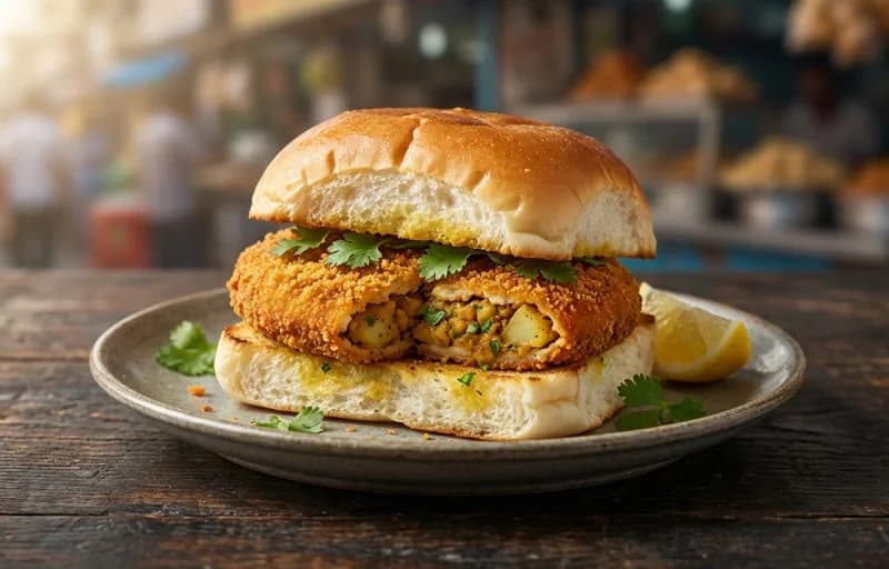 Chicken Cutlet Pav