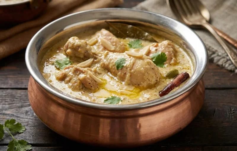 Chicken Korma, Khamiri Roti and Kachumber Salad - Recipe 1