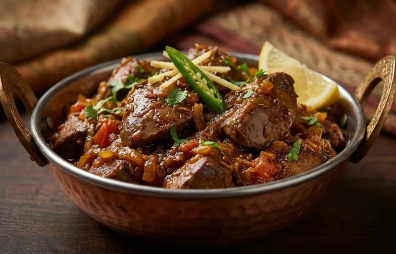 Chicken Liver Masala Fry with Ladi Pav - Recipe 1